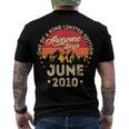 Awesome Since June 2010 Vintage 12Th Birthday V2 Men's Back Print T-shirt