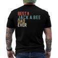 Best Jack-A-Bee Dad Ever Retro Vintage Men's Back Print T-shirt