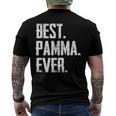 Best Pamma Ever - Vintage Father Men's Back Print T-shirt