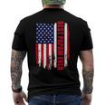Best Papaw Ever Us Flag Patriotic 4Th Of July American Flag Men's Back Print T-shirt
