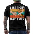 Best Tiger Dad Ever Men's T-shirt Back Print