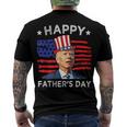 Biden 4Th Of July Joe Biden Happy Fathers Day Men's Back Print T-shirt