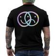 Bipolar Happy Sad Face Rad Indie Skater Culture Tie Dye Men's Back Print T-shirt