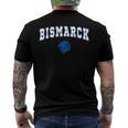 Bismarck High School Lions C2 College Sports Men's Back Print T-shirt
