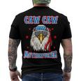 Caw Caw Motherfucker 4Th Of July Patriotic Eagle Men's T-shirt Back Print
