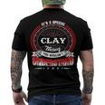 Clay Shirt Family Crest ClayShirt Clay Clothing Clay Tshirt Clay Tshirt For The Clay Men's T-Shirt Back Print