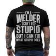 Cool Welding Art For Men Women Welder Iron Worker Pipeliner Men's Back Print T-shirt