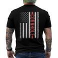 Cornhole American Flag 4Th Of July Bags Player Novelty Men's Back Print T-shirt