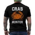 Crab Hunter Crab Lover Vintage Crab Men's Back Print T-shirt