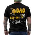 Dad Of The Bee Day Girl Hive Party Birthday Sweet Men's T-shirt Back Print
