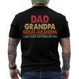 Dad Grandpa Great Grandpa From Grandkids Men's T-shirt Back Print
