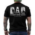 Dad Veteran Myth Legend Dad Veteran 4Th Of July Men's T-shirt Back Print