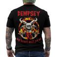 Dempsey Name Dempsey Name Halloween Men's T-Shirt Back Print