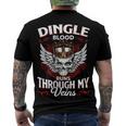 Dingle Blood Runs Through My Veins Name V2 Men's Crewneck Short Sleeve Back Print T-shirt