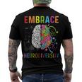 Embrace Neurodiversity V2 Men's Crewneck Short Sleeve Back Print T-shirt