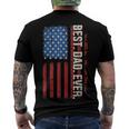 Fathers Day Best Dad Ever With Us V3 Men's Crewneck Short Sleeve Back Print T-shirt