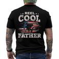 Mens For Fathers Day Tee - Fishing Reel Cool Father Men's Back Print T-shirt