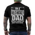 Field Hockey Dad Gift Field Hockey Player Gift Father Men's Crewneck Short Sleeve Back Print T-shirt