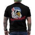 You Free Tonight Bald Eagle American Flag Happy 4Th Of July V2 Men's Back Print T-shirt