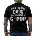 G Pop Grandpa Only The Best Dads Get Promoted To G Pop V2 Men's T-Shirt Back Print