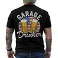 Garage Drinker 4Th Of July American Flag Dad Mens Garage V2V3 Men's T-shirt Back Print