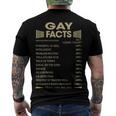 Gay Name Gay Facts V2 Men's T-Shirt Back Print