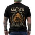 Maiden Name Shirt Maiden Family Name Men's Crewneck Short Sleeve Back Print T-shirt
