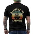 Master Of The Campfire Camping Vintage Camper Men's Crewneck Short Sleeve Back Print T-shirt