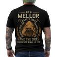 Mellor Name Shirt Mellor Family Name V5 Men's Crewneck Short Sleeve Back Print T-shirt