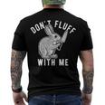 Mens Dont Fluff With Me Tshirt Funny Bunny Rabbit Easter Graphic Novelty Tee 176 Trending Men's Crewneck Short Sleeve Back Print T-shirt