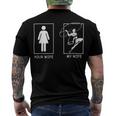 Mens My Wife Vs Your Wife Funny Husband Men Groom Present Sleeveless Top 269 Trending Shi Men's Crewneck Short Sleeve Back Print T-shirt