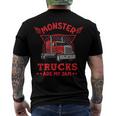 Monster Trucks Are My Jam Men's Crewneck Short Sleeve Back Print T-shirt