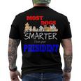 Most Dogs Are Smarter Than Your President Men's Crewneck Short Sleeve Back Print T-shirt