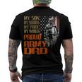 My Son Is A Soldier Hero Proud Army 708 Shirt Men's Crewneck Short Sleeve Back Print T-shirt