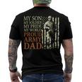 My Son My Soldier My Pride My World 696 Shirt Men's Crewneck Short Sleeve Back Print T-shirt