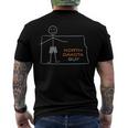 Mens North Dakota Nd Boys North Dakota Men's Back Print T-shirt
