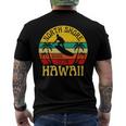 North Shore Beach Hawaii Surfing Surfer Ocean Vintage Men's Back Print T-shirt