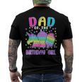 Lets Pop It Dad Of The Birthday Girl Pop It Men's Back Print T-shirt