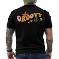 Stay Groovy Hippie V3 Men's T-shirt Back Print