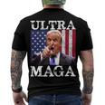 Ultra Maga Ultra Maga Funny Ultra Maga 2024 Ultra Maga And Proud Of Itultra Maga Proud Men's Crewneck Short Sleeve Back Print T-shirt