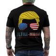 Ultra Maga Usa Maga Make America Great Again Men's Crewneck Short Sleeve Back Print T-shirt