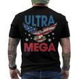 Ultra Mega Eagle Men's Crewneck Short Sleeve Back Print T-shirt