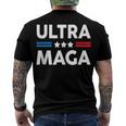 Ultra Mega Patriotic Trp Republicans Conservatives Apparel Men's T-shirt Back Print
