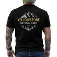 Vintage Yellowstone National Park Retro Est 1872 Men's Back Print T-shirt