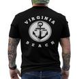 Virginia Beach Commonwealth Of Virginia Men's Back Print T-shirt