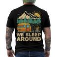 We Sleep Funny Camping Men's Crewneck Short Sleeve Back Print T-shirt