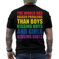 The World Has Bigger Problems Lgbt-Q Pride Gay Proud Ally Men's T-shirt Back Print