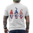 4Th Of July American Flag Gnomes Women Men Girls Boys Kids Men's Back Print T-shirt