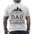 A Great Dad Make The Great Adventures Men's Crewneck Short Sleeve Back Print T-shirt