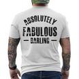 Absolutely Fabulous Darling Men's Crewneck Short Sleeve Back Print T-shirt